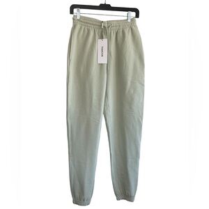 NWT Thakoon Women's Size S brushed sweatpant Mint drawstring sweats